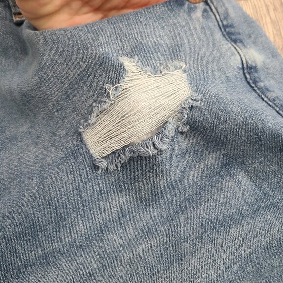 Express Super High Rise Mom Jeans Size 14 - Picture 9 of 14